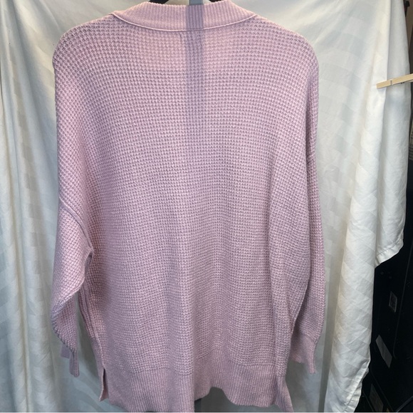 Aerie Soft Lilac Crew Neck Sweater - Picture 3 of 10